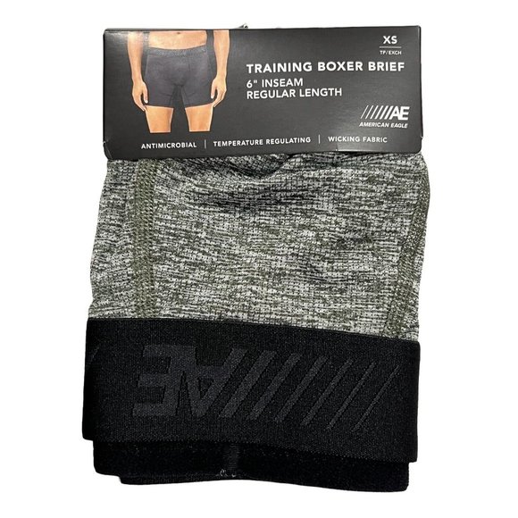 American Eagle Other - NWT AMERICAN EAGLE Training Boxer Brief 6" Inseam Sz XS Green